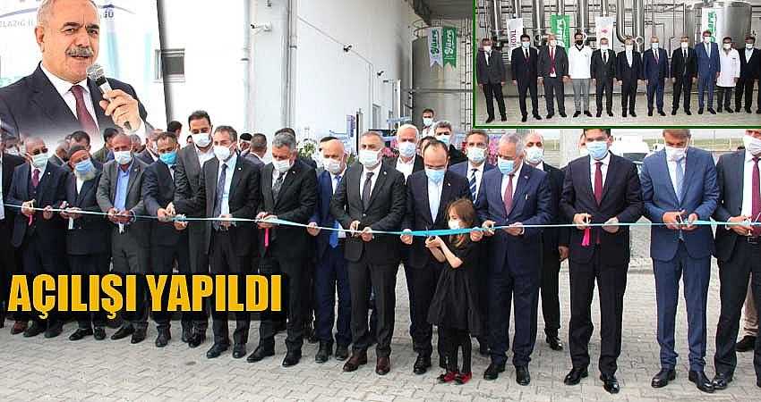 YÜSRA SÜT FABRİKASININ AÇILIŞI YAPILDI