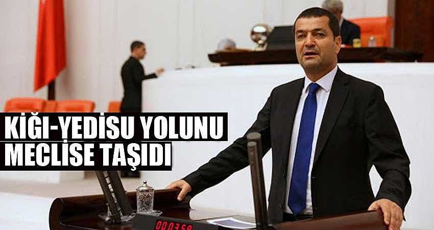 KİĞI-YEDİSU YOLUNU MECLİSE TAŞIDI