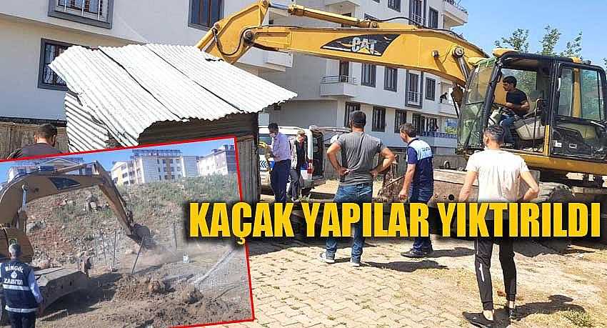 144 KAÇAK YAPI YIKTIRILDI