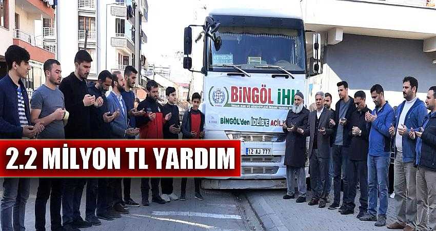 Bingöl İHH’dan 2.2 milyon TL yardım