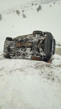 Ambulans Devrildi: 5 Yaralı