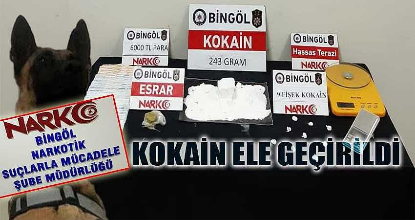 KOKAİN ELE GEÇİRİLDİ
