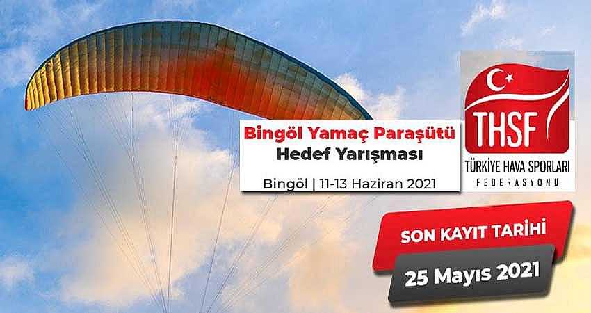 BİNGÖL’DE YAMAÇ PARAŞÜTÜ YARIŞMASI YAPILACAK