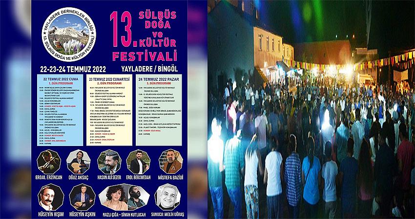 SÜLBÜS FESTİVALİ DÜZENLENECEK