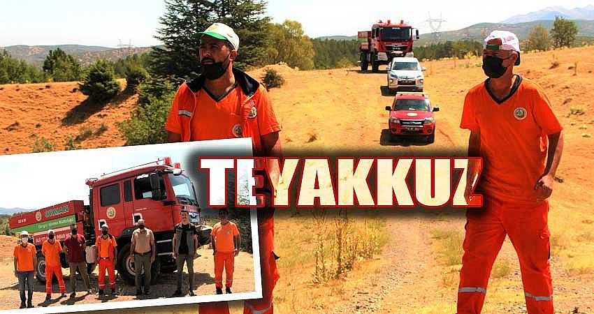 YANGINA KARŞI TEYAKKUZ HALİNDELER